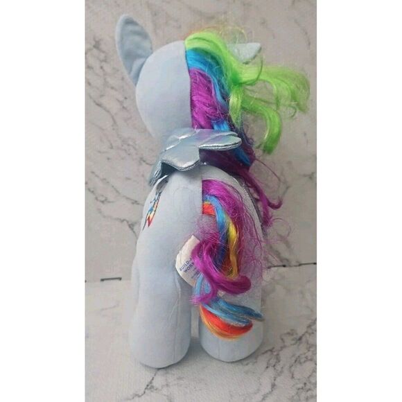 My Little Pony Rainbow Dash Build A Bear 16" Blue Plush Stuffed Animal 2013 - Picture 3 of 9